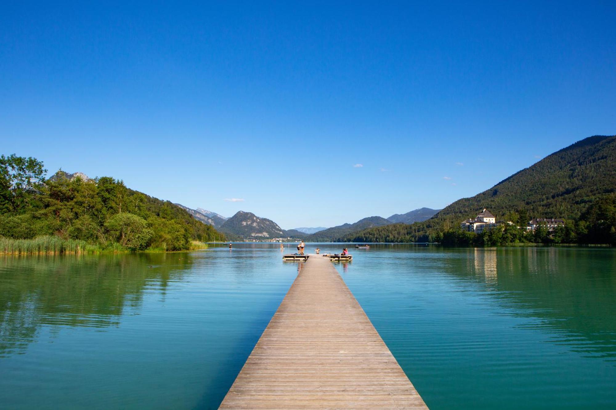 Im Mondseeland Innerschwand Экстерьер фото
